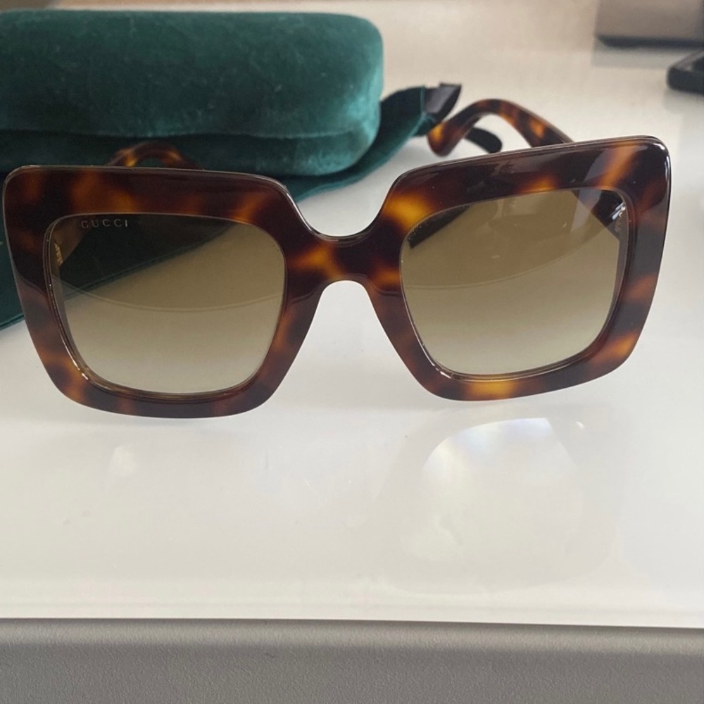 Gucci GG0328S 002 Havana Brown Sunglasses